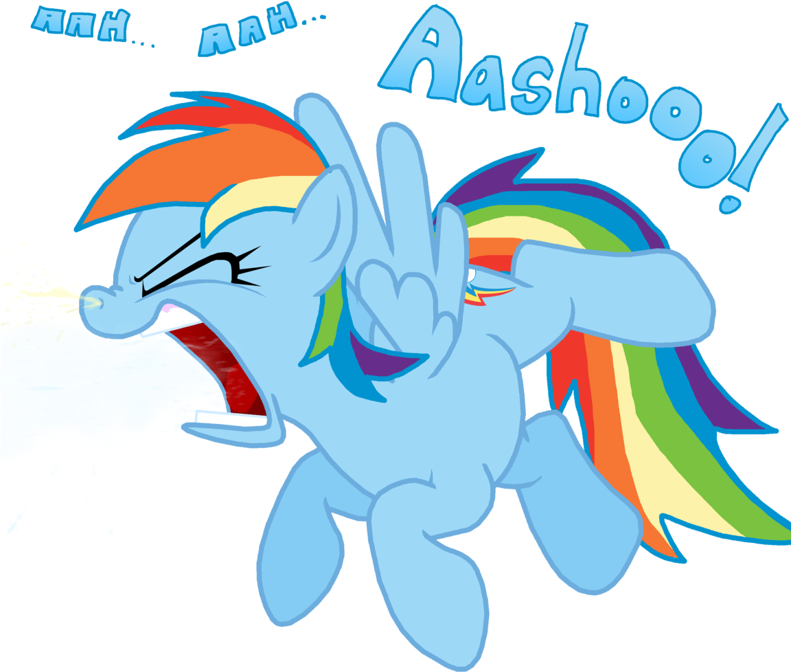 Fetish Gross Mucus Nostril Flare Nostrils Rainbow Dash - Rainbow Dash Sneeze (1151x1024), Png Download