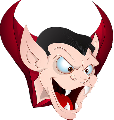 Vampire Clipart (390x410), Png Download