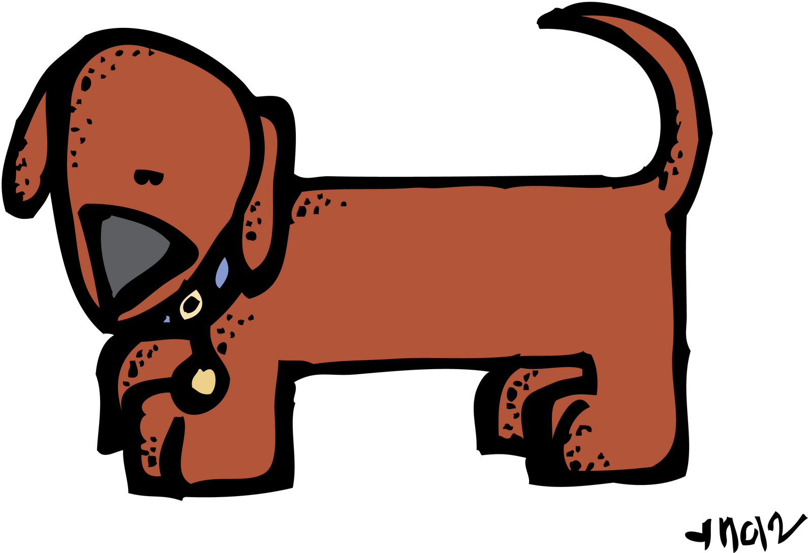 A Request From Jennifer Pinterest Clip - Melonheadz Dog (1600x1106), Png Download