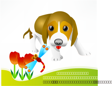 Free Vector Dog Clipart Png (424x600), Png Download