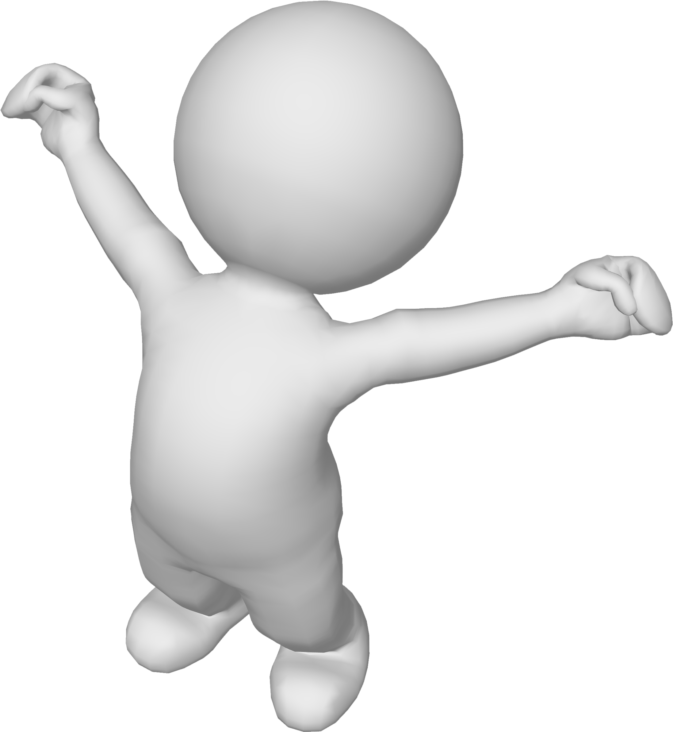 Happy Customers - 3d Man Happy Png (3000x3000), Png Download