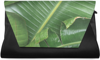 Banana Tree Leaves Clutch Bag - Wristlet (500x500), Png Download