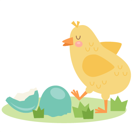 Baby Chick Svg Cuts Scrapbook Cut File Cute Clipart - Scalable Vector Graphics (432x432), Png Download