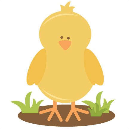 Chick Transparent Spring Vector Free Stock - Miss Kate Cuttables Spring (432x432), Png Download
