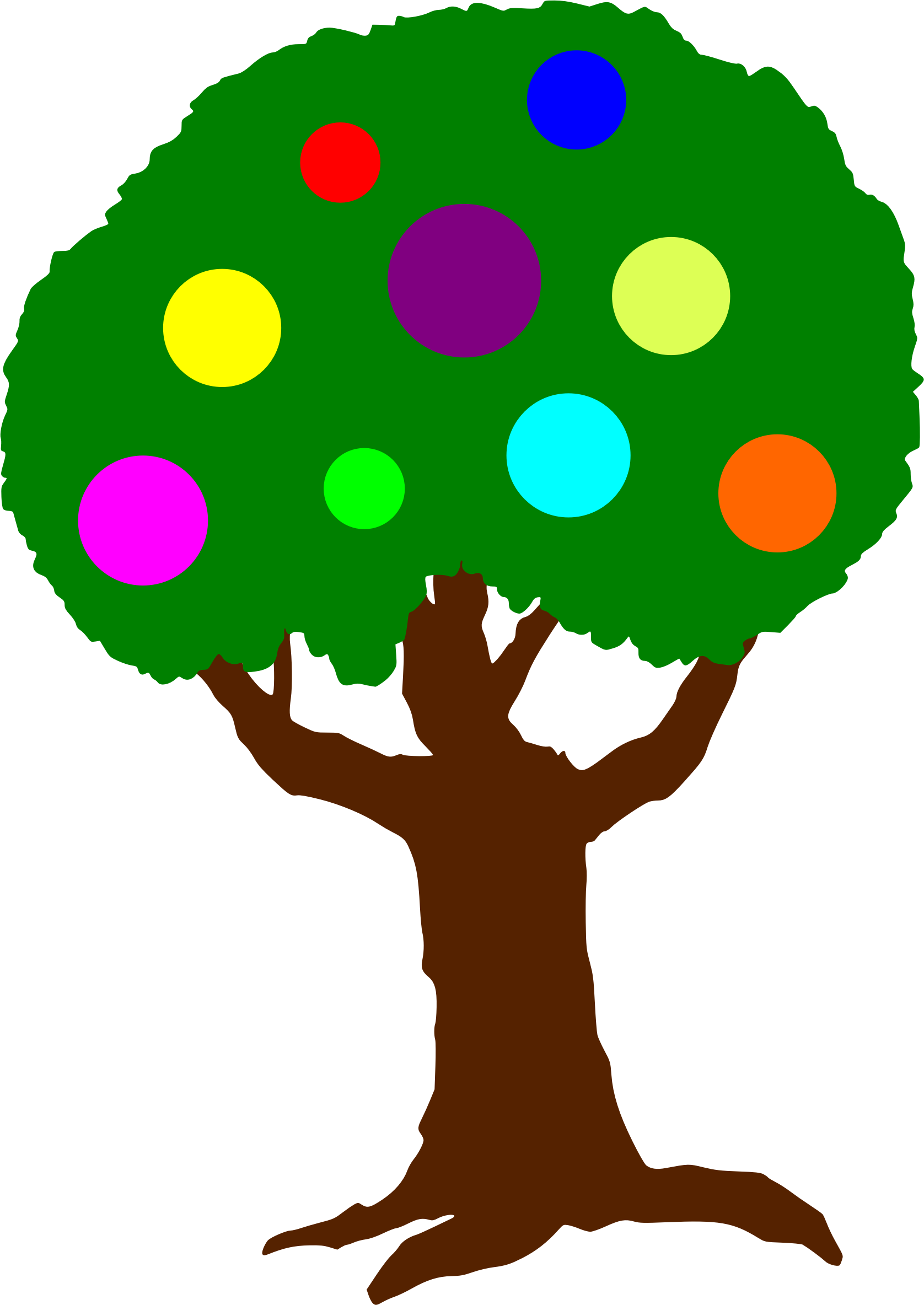This Free Icons Png Design Of Fruit Of The Spirit Tree (1676x2367), Png Download