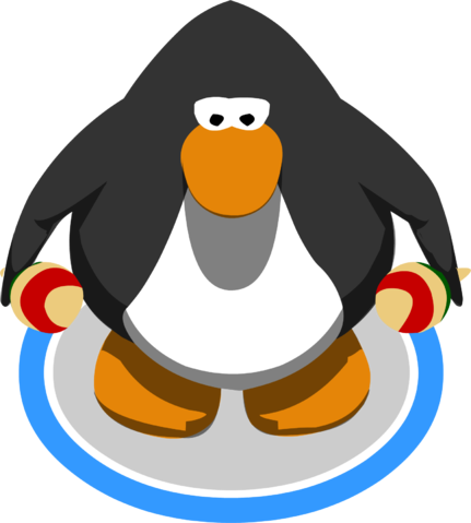 Maracas Transparent Club Penguin - Club Penguin Mohawk (431x479), Png Download
