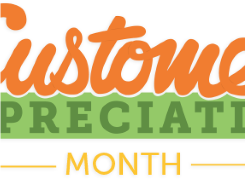 Customer Appreciation Is Here - Happy New Month To Customers (500x383), Png Download