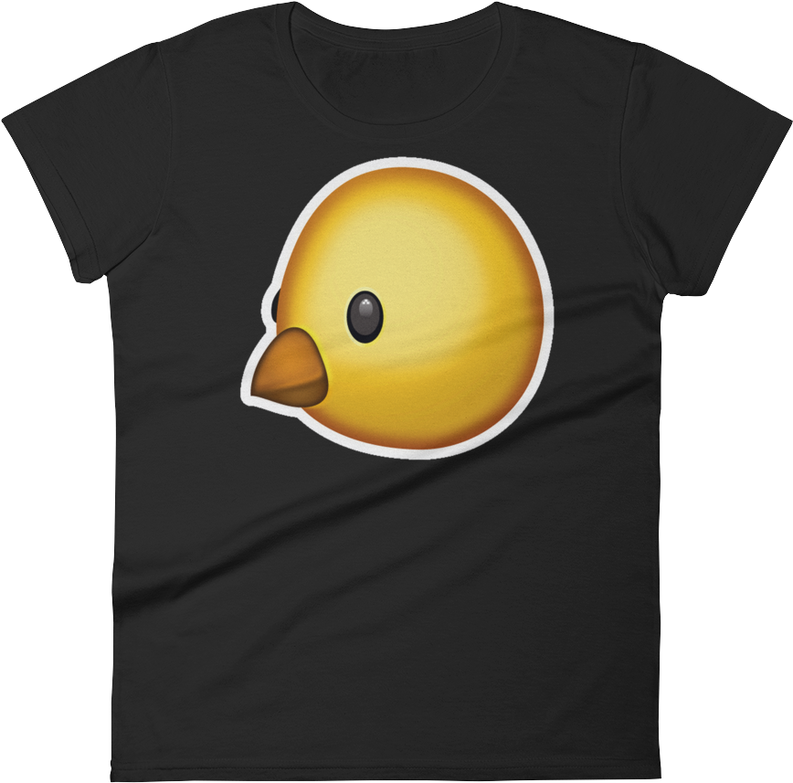 Women's Emoji T Shirt - Duck (1000x1000), Png Download