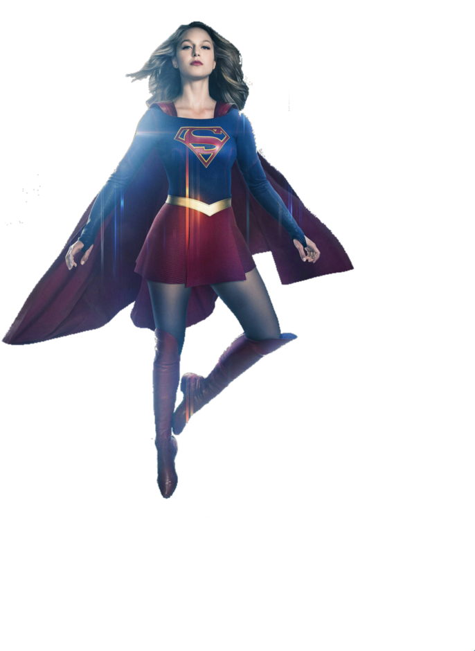 Action Supergirl Png Image With Transparent Background - Supergirl Cw Season 3 (798x1001), Png Download