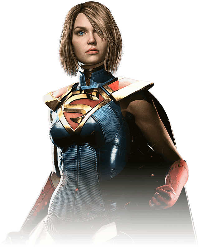 Supergirl - Supergirl Injustice (1140x840), Png Download