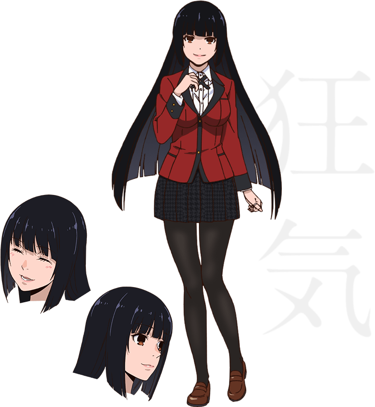 Http - //kakegurui-anime - Com/images/charaonce01 - Jabami Yumeko Ref (1200x954), Png Download