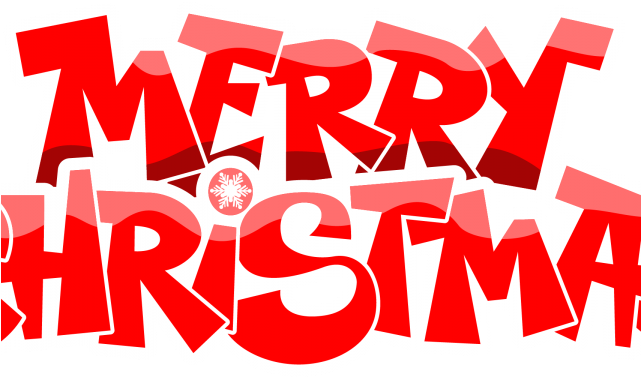Merry Christmas Text Clipart Snow Png - Twisted Envy Merry Christmas Reindeer Personalised (640x480), Png Download