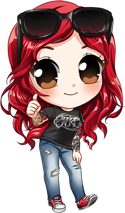 Lauren Small - Chibi Person Png (458x733), Png Download