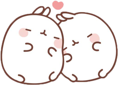 Image About White In Hermoshoo By Unicornia On We Heart - Molang Header (500x313), Png Download