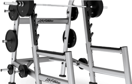 Serbest Squat Makinesi - Free Weight Squat Machine (500x293), Png Download
