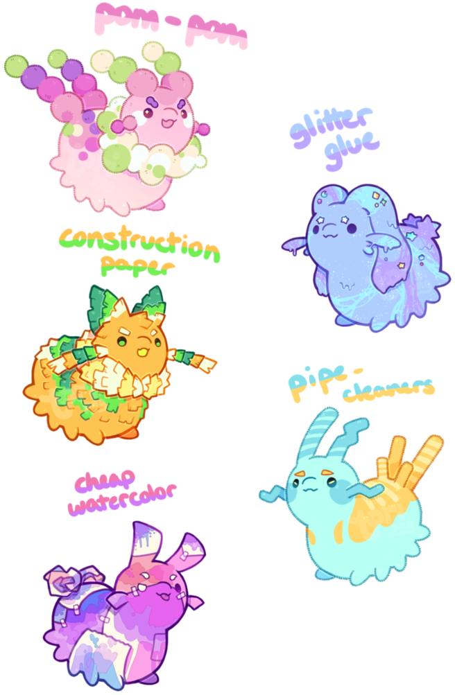 Jelly Drawing Kawaii Jpg Transparent - Drawings Kawaii Magical Creatures (720x1110), Png Download