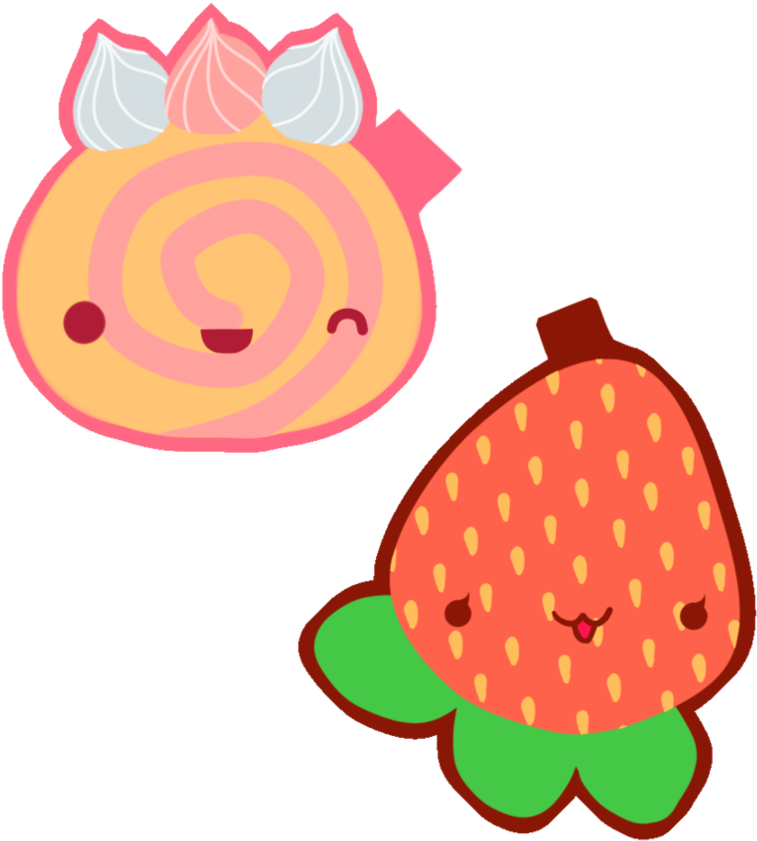 Strawberry Clipart Kawaii - Strawberry Kawaii Png (894x894), Png Download