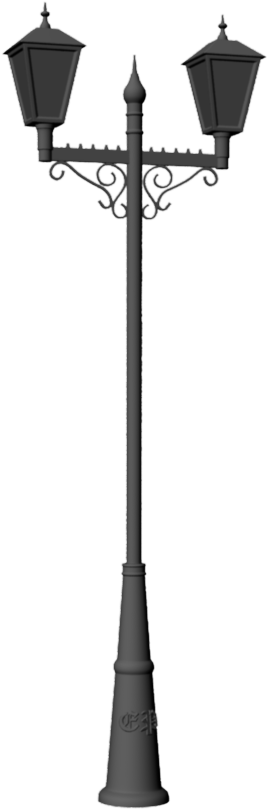I Finished The Main Building Parts Of The Digital Sets - Street Light (366x868), Png Download