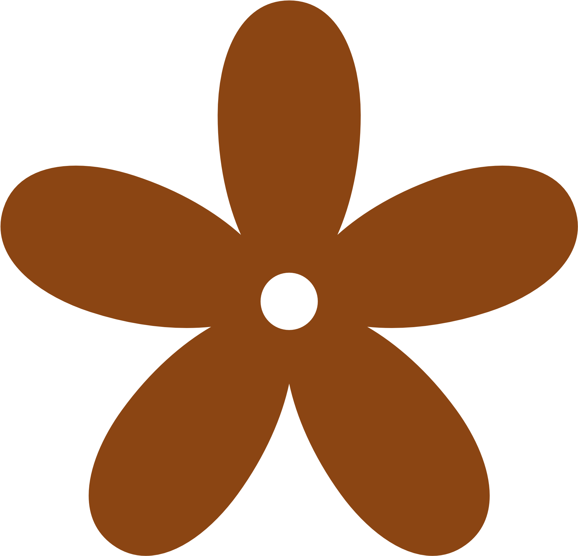 Mud Splatter Vector - Brown Flowers Clip Art (1969x1952), Png Download