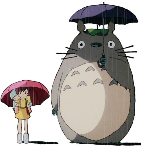 Studio Ghibli Totoro Png (500x545), Png Download