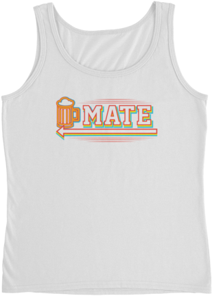 Drinking Mate - Ladies' Tank - Cozzoo - Active Tank (480x480), Png Download