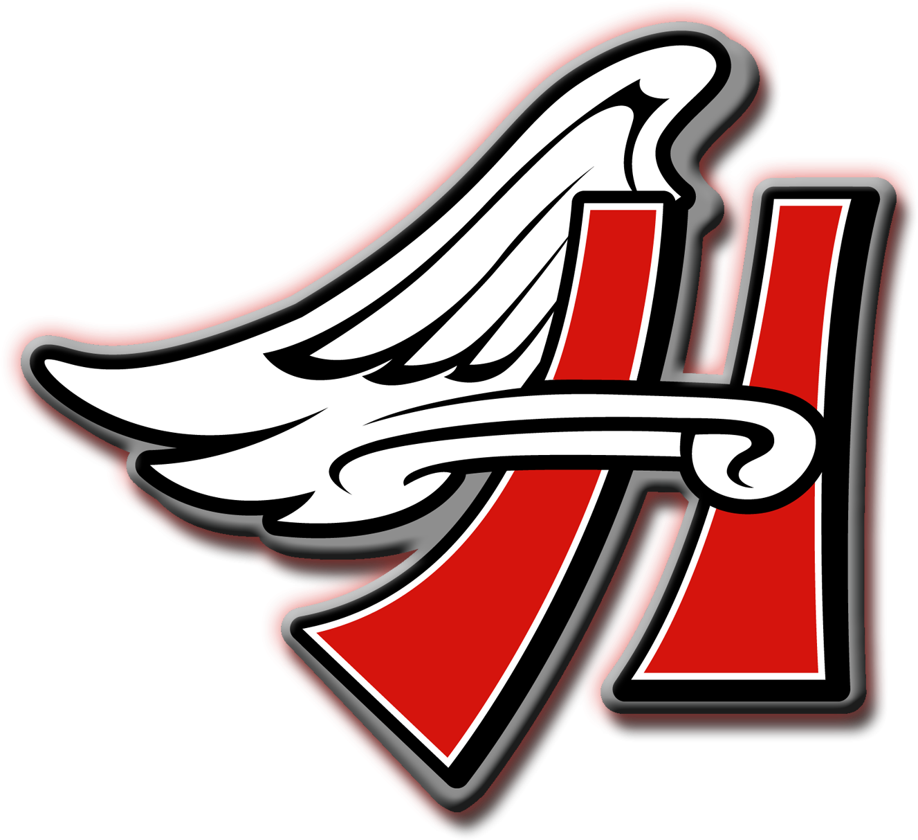 Old School Angels Logo (1440x1440), Png Download