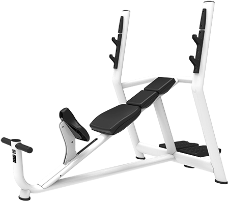 Small Tilting Bench For Barbell - Weightlifting Machine (860x860), Png Download