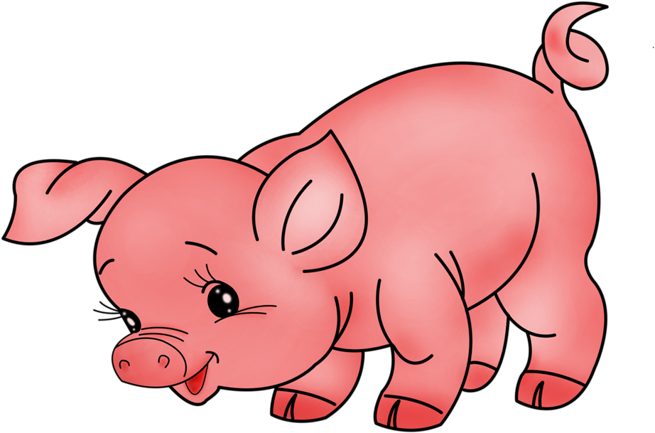 Mud Clipart Farm Pig Frames Illustrations Hd Images - Pig Animals Clipart (1024x724), Png Download