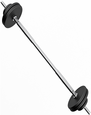Barbell (321x582), Png Download