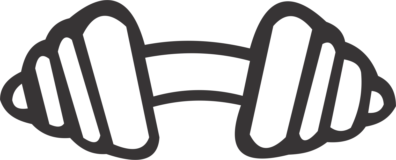 Barbell (1530x621), Png Download