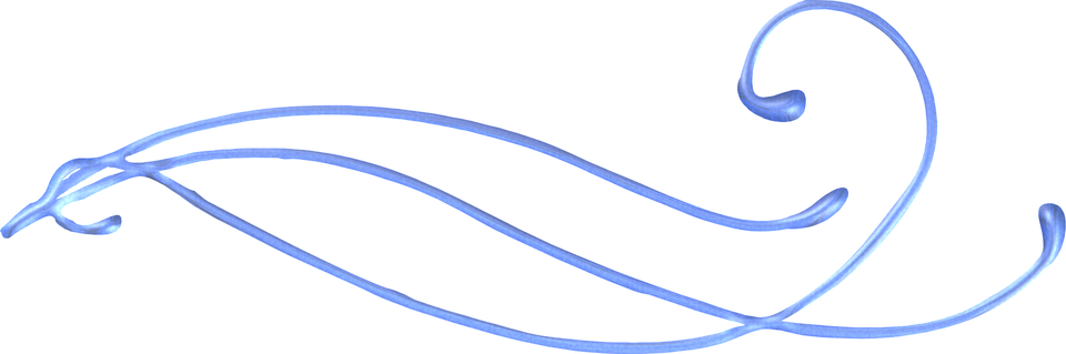 Decorative Line Blue Png Clipart - Decorative Blue Line (960x319), Png Download