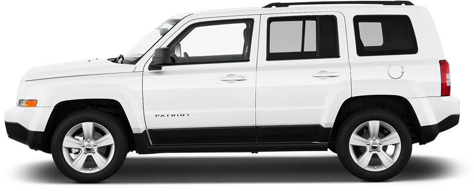 Jeep Drawing Side View - 2016 Jeep Patriot Green (1000x1000), Png Download