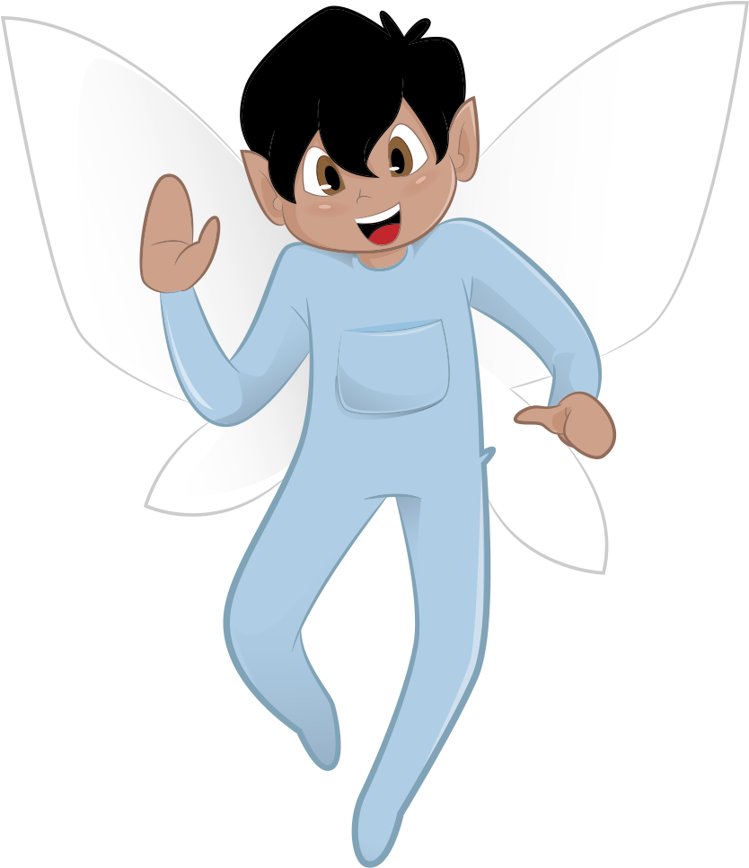 Png Transparent Boy Tyke With Dark Skin Tykes - Boy Tooth Fairy (833x986), Png Download