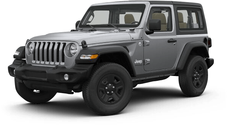 2018 Jeep Wrangler Sport 2 Door Billet Silver Banner - Jeep Wrangler 2018 2 Door (800x550), Png Download