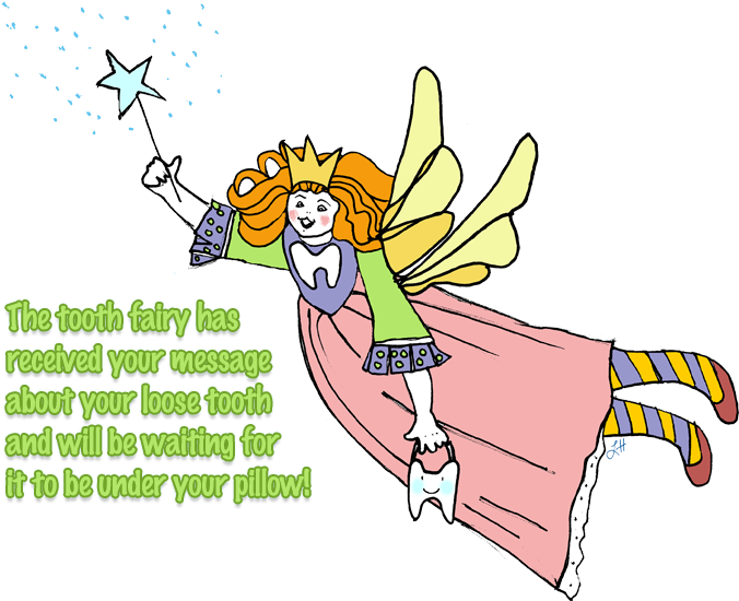 Message From The Tooth Fairy (820x558), Png Download
