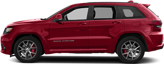 Srt - 2017 Black Jeep Cherokee (600x250), Png Download