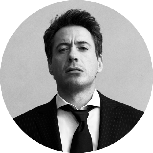 Robert Downey Jr - Robert Downey Jr Tak (500x500), Png Download