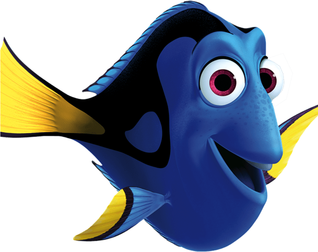 Dory Brain Hatenylo Com Transparent Png Stickpng - Fathead Disney Finding Nemo Wall Decal (1024x1024), Png Download
