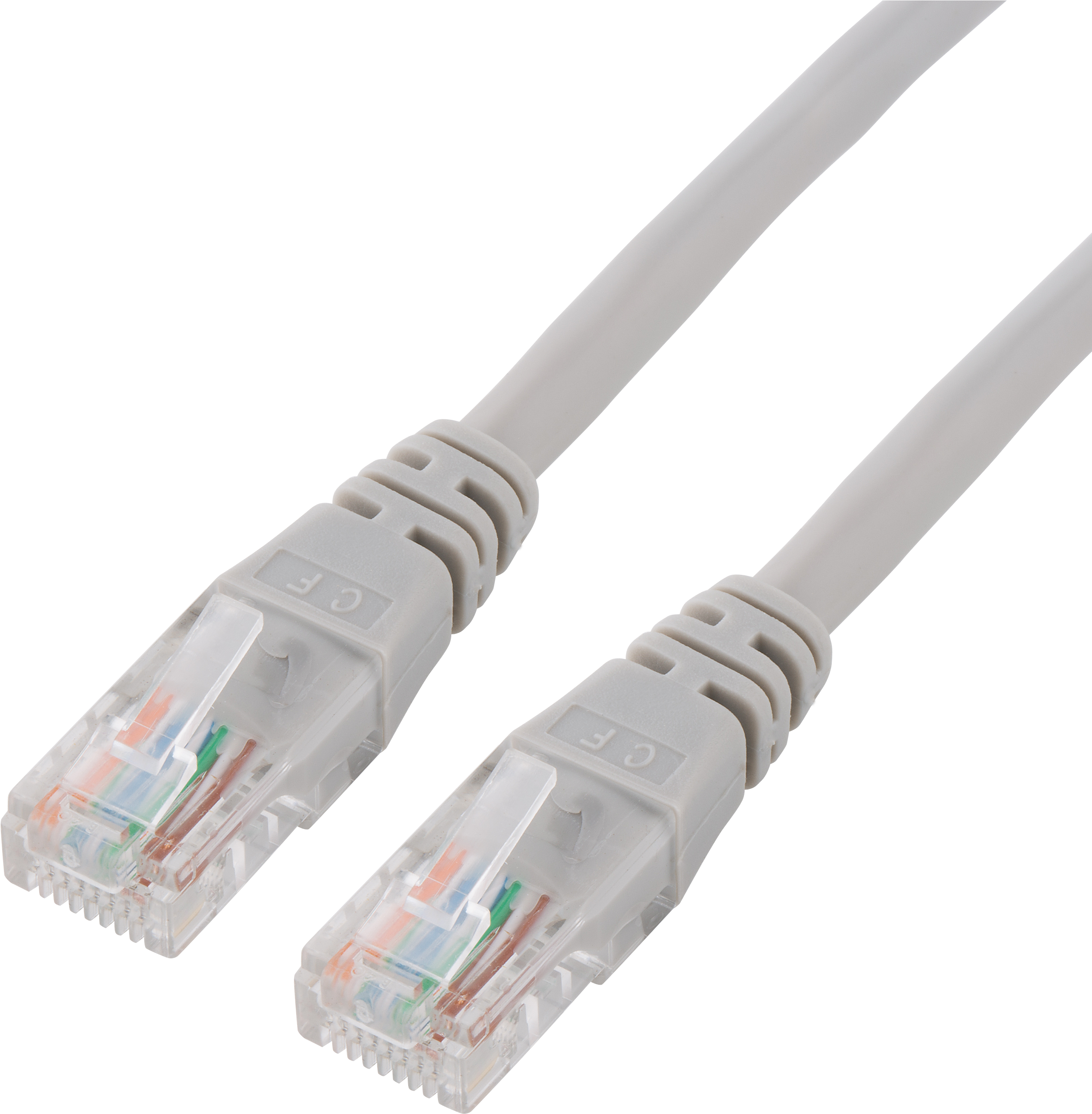 Onn 7ft Cat5e Network Cable - Onn 7ft Cat5e Network Cable, Gray (3000x3000), Png Download