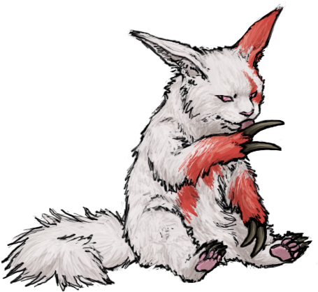 Pokémon Ruby And Sapphire Dog Like Mammal Red Fox Cat - Illustration (500x500), Png Download