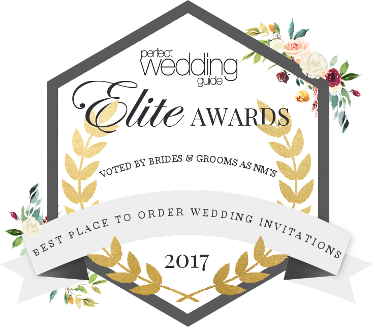 2017 Pwg Winner Wedding Invites - Wedding (734x642), Png Download