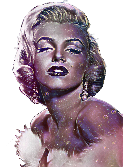 Black And White Marilyn Monroe (480x653), Png Download