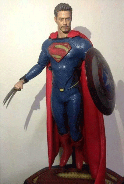 Supersankari - Super Hero Action Figure (580x600), Png Download