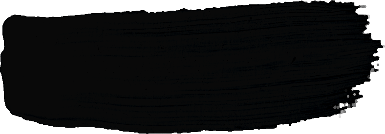 Black Paint Brush (788x276), Png Download