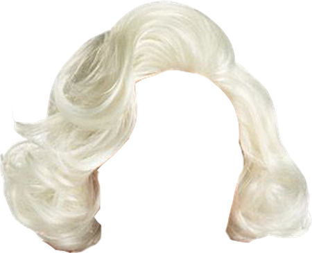 Peluca Marilyn Monroe - Peluca De Marilyn Monroe (450x365), Png Download