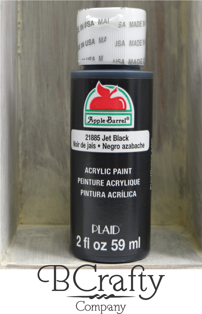 21885 Jet Black Apple Barrel Craft Paint - Dark Grey Apple Barrel Acrylic Paint (1124x1690), Png Download