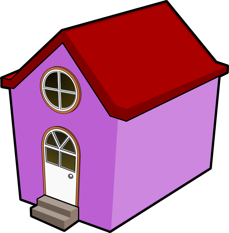 Cute Home Cartoon - House Clip Art (785x800), Png Download