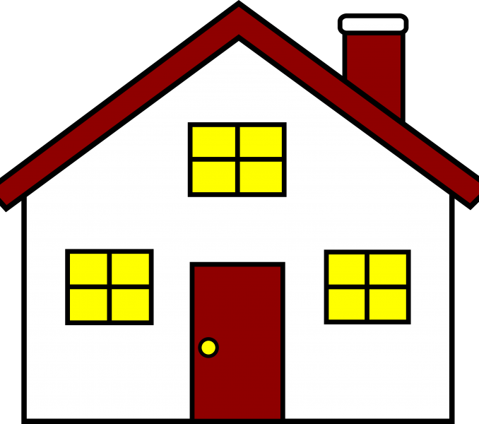 House Clipart Cartoon - Cartoon Image Of A Home (678x600), Png Download