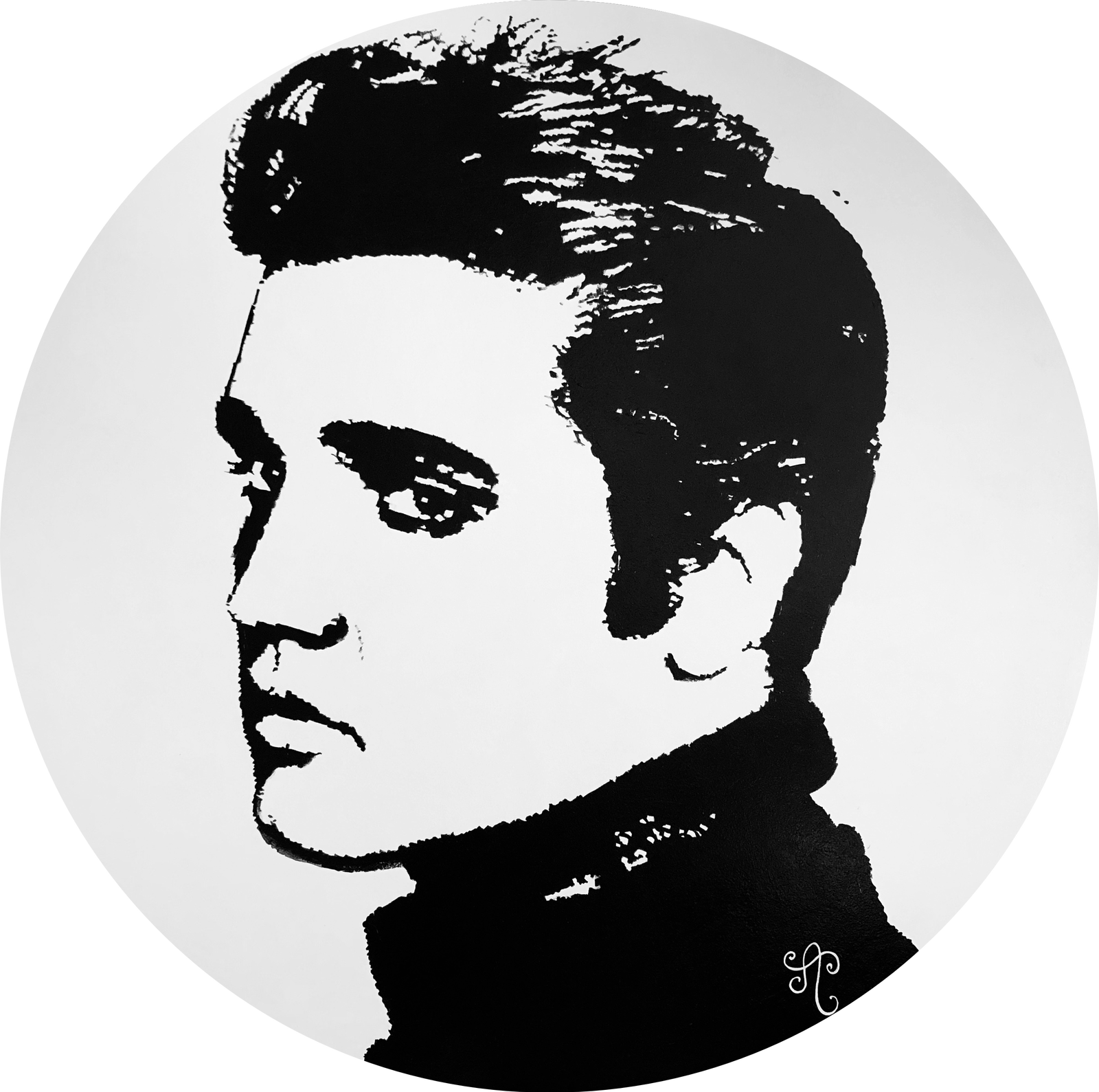 Elvis - Vinyl Stickers Decal Elvis Preasley For Helmet Waterproof (1600x1589), Png Download