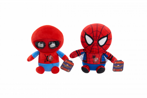 Marvel Spider-man Homecoming Slammers - Just Play Marvel Spider-man: Homecoming Slammers Stuffed (470x314), Png Download